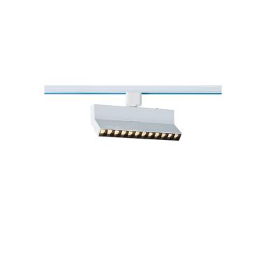 Producto de Foco Carril Lineal LED Trifásico 12W Regulable CCT Seleccionable No Flicker Elegant Optic Blanco