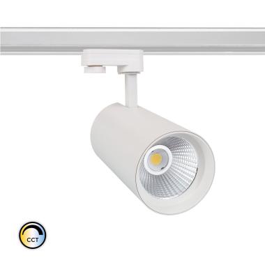 Foco Carril LED Trifásico 40W CCT d'Angelo LIFUD Blanco