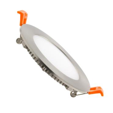 Product Placa LED 6W Circular SuperSlim Silver Corte Ø 110 mm