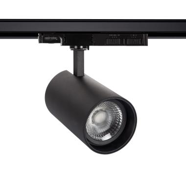 Foco Carril LED Trifásico CCT 30-35-40W Lumo Negro No Flicker CRI90