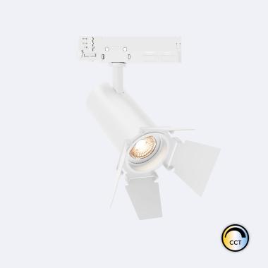 Foco Carril LED Trifásico 20W Fasano Cinema CCT Regulável Branco