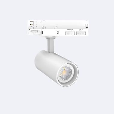 Foco Carril LED Trifásico 20W Fasano No Flicker Regulable Blanco