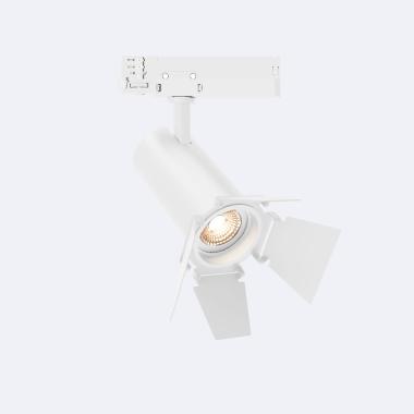 Foco Carril LED Trifásico 20W Fasano Cinema No Flicker Regulável Branco