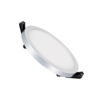 Placa LED 8W Circular Slim Surface LIFUD Gris Corte Ø75 mm