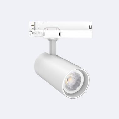 Foco Carril LED Trifásico 30W Fasano No Flicker Regulable Blanco