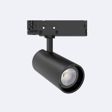 Foco Carril LED Trifásico 30W Fasano No Flicker Regulável DALI Preto