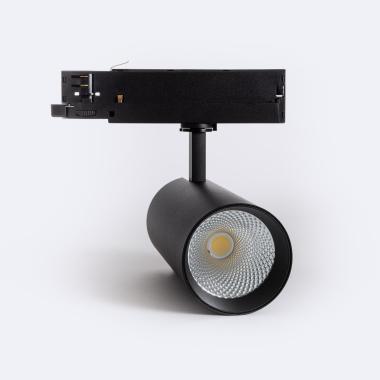 Foco Carril LED Trifásico 40W Carlo No Flicker Preto