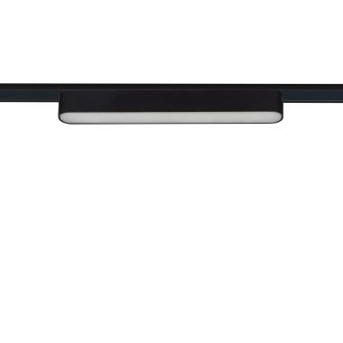 Foco Carril Linear LED Magnético Monofásico 25mm Super Slim 12W 48V CRI90 Preto 222mm