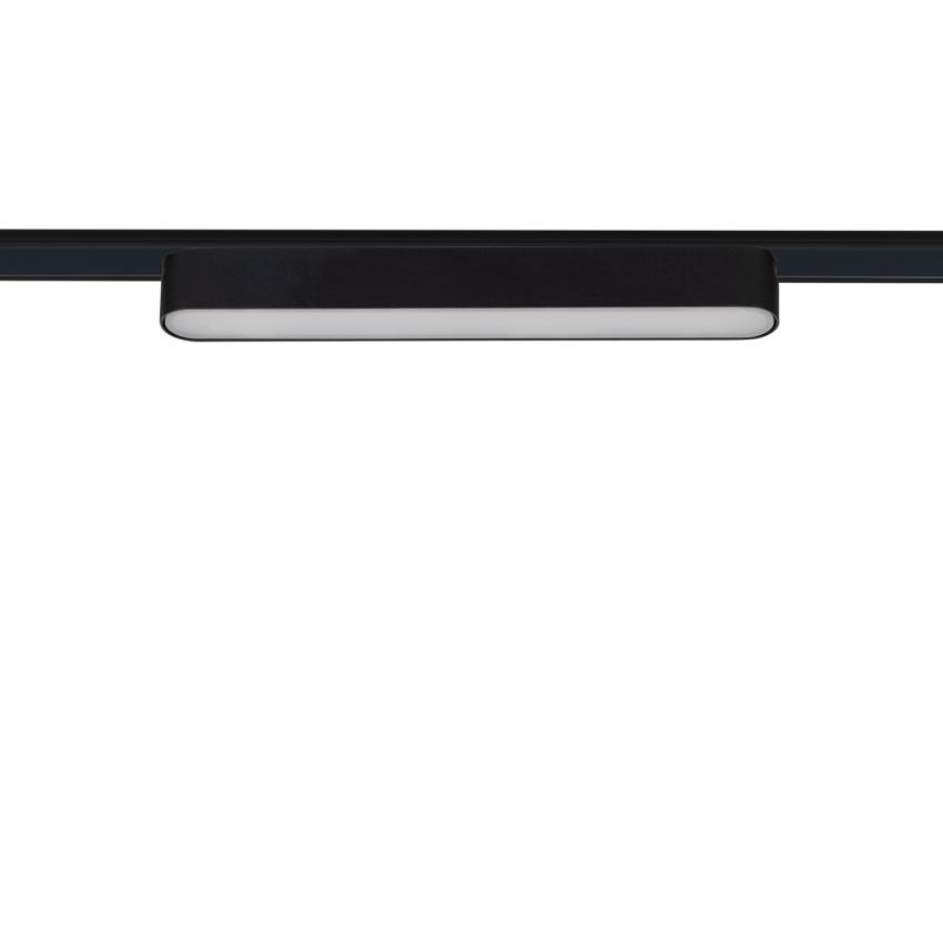Producto de Foco Carril Lineal LED Magnético 25mm Super Slim 12W 48V CRI90 Negro 222mm 