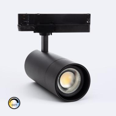 Foco Carril LED Trifásico 30W Wild CCT Regulável TRIAC Multiângulo 24-60º