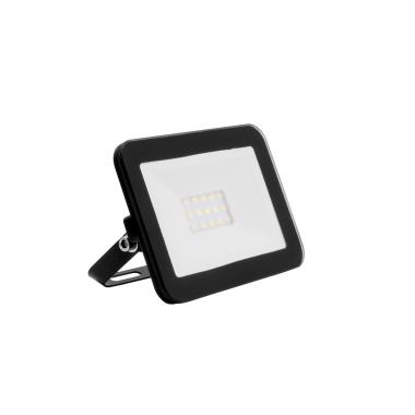 Foco Projetor LED 10W 120lm/W IP65 Slim Cristal Preto