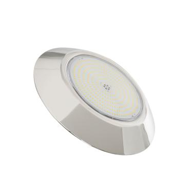 Foco Piscina Superfície LED Submersível 3000K 12V AC/DC IP68 Aço Inoxidável 24W 3000K