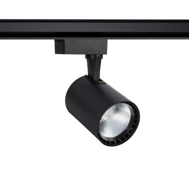 Foco Carril LED Monofásico 20W Bron Negro