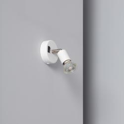 Product Lámpara de Pared Aluminio Orientable con Interruptor 1 Foco Oasis Blanco
