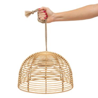 Candeeiro Suspenso LED 9W Bossa 20 Battery Natural