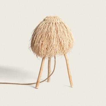 Candeeiro de Mesa Rattan Lasje Natural