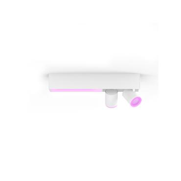 Candeeiro de Teto LED White Color GU10 2x5.7W PHILIPS Hue Centris Branco