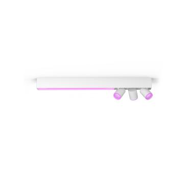 Candeeiro de Teto White Color GU10 3x5.7W PHILIPS Hue Centris Preto