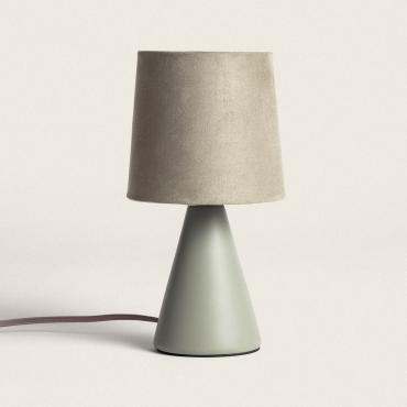 Candeeiro de Mesa Cerâmica Lena Bege
