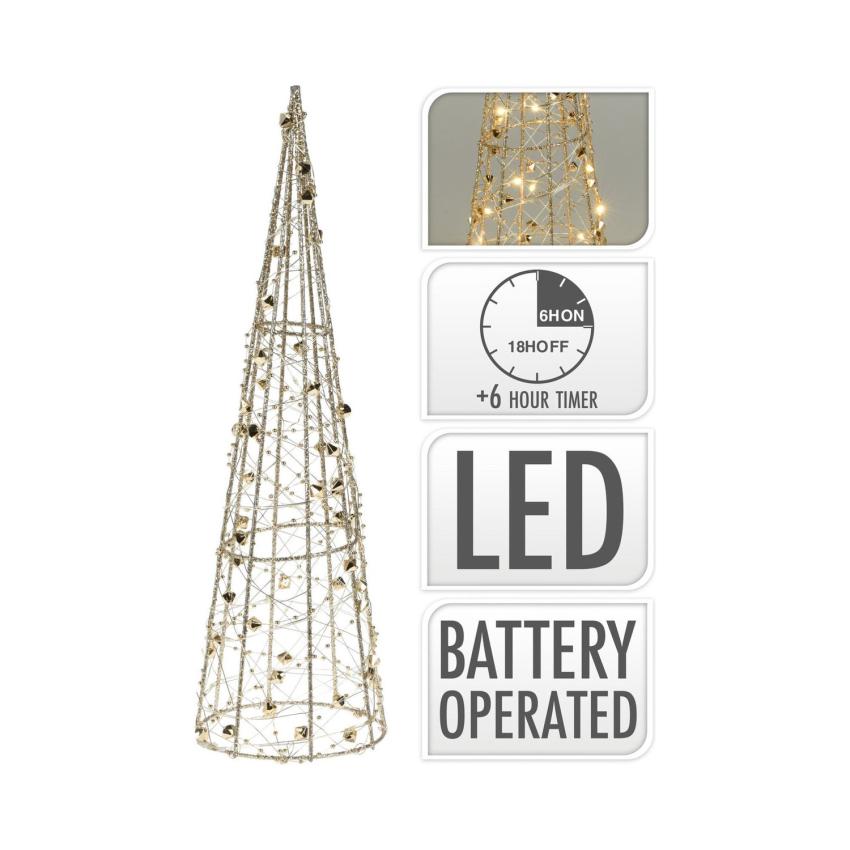 Produto de Árvore de Natal LED com Bateria 60 cm Gylden 