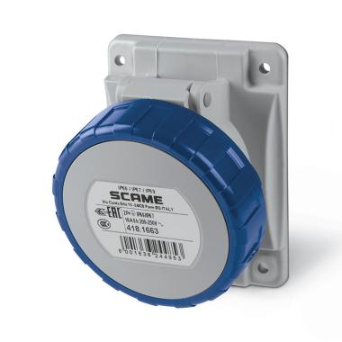 Base Empotrable CETAC en Cuadro Estanca 16A IP67 Optima SCAME BECE-CLA-4181663