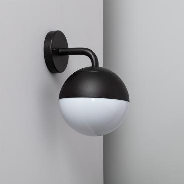 Aplique de Parede Exterior Metal Bolus Preto