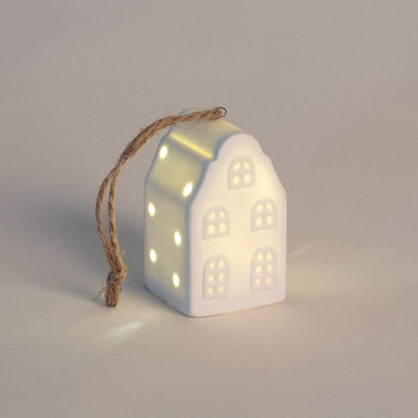 Produto de Casa de Natal LED Cerâmica com Bateria Zedna 