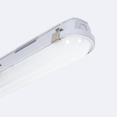 Armadura Hermética LED 120 cm 36W com Luz de Emergência IP65