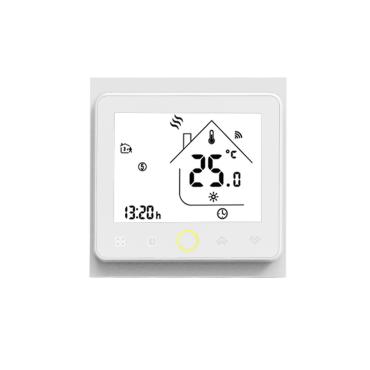 Termóstato WiFi Programável Branco para Aquecimento Branco