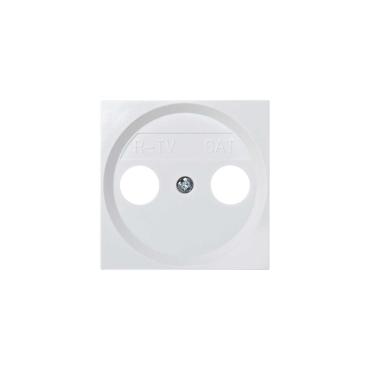 Tampa para Toma TV-SAT SIMON 28 28053-30 Branco