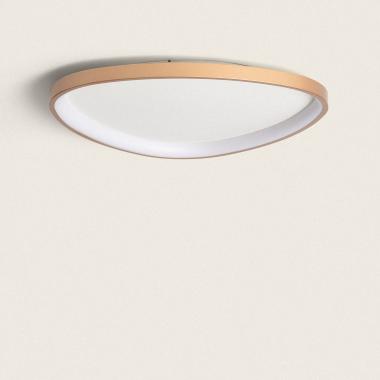 Plafon LED 30W Oval Metal Ø600 mm CCT Selecionável Owen