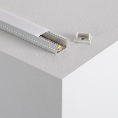 Product Perfil de Aluminio de Superficie con Tapa Continua para Tiras LED hasta 16 mm