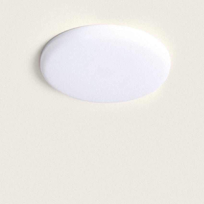 Producto de Placa LED 18W Circular Slim Surface LIFUD Corte Ajustable Ø50-190 mm con Caja Conexiones