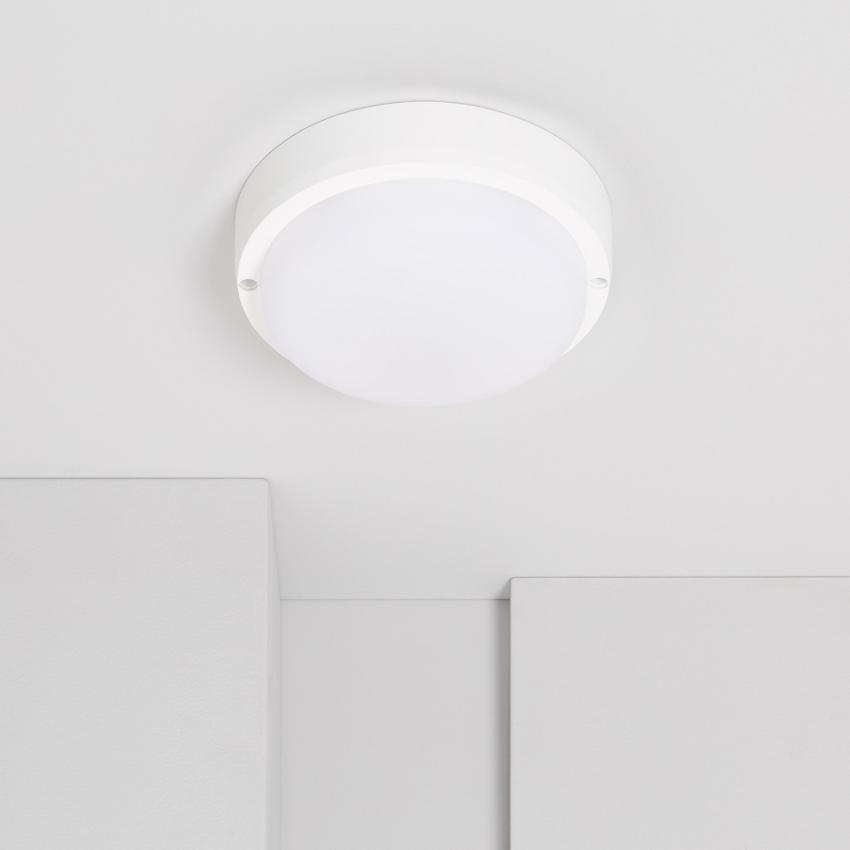 Produto de Plafon LED 15W Circular para Exterior Ø140 mm IP65 Hublot White
