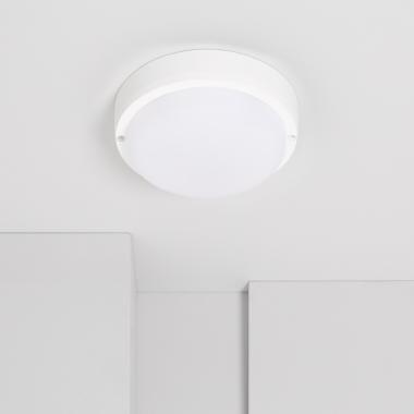 Plafón LED 15W Circular para Exterior Ø140 mm IP65 Hublot White