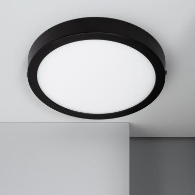 Plafon LED 18W Circular Alumínio Ø210 mm Slim CCT Selecionável Galán SwitchDimm