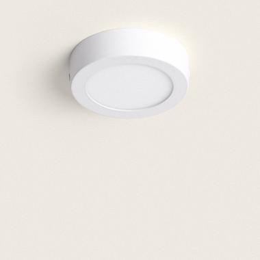 Plafón LED 6W Circular Superslim CCT Selecionável Ø110 mm