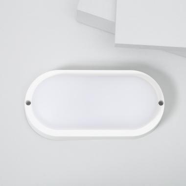 Plafón LED 25W Oval para Exterior 96x198 mm IP65 Hublot White