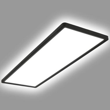 Plafón LED 24W Rectangular CCT 580x200 mm Doble Cara SwitchCCT Negro