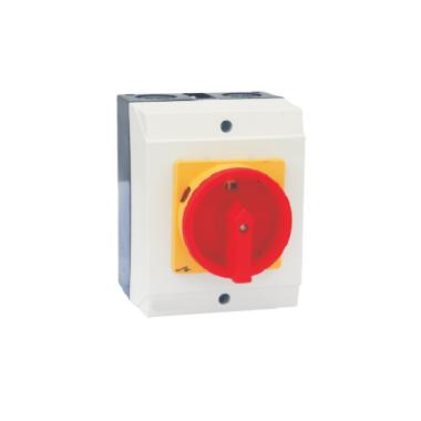 Interruptor Seccionador Corte en Carga Paro Emergencia Superficie Montaje en Cuadro MAXGE 4P 25-100A IP65