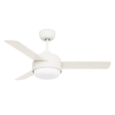 Producto de Ventilador de Techo Silencioso Klar Beige Aspas Reversibles 106.6cm Motor DC LEDS-C4 30-4864-16-F9