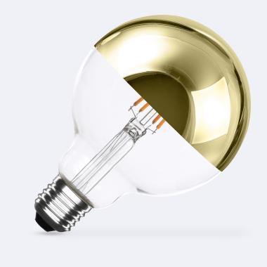 Lâmpada Filamento LED E27 6W 600 lm G95 Gold Reflect