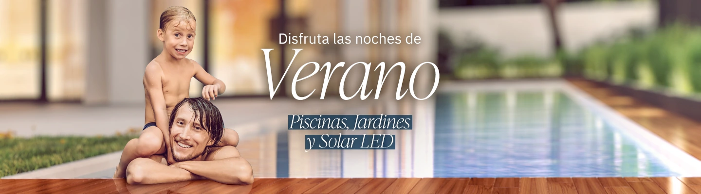 Piscinas,  Jardines y Solar LED